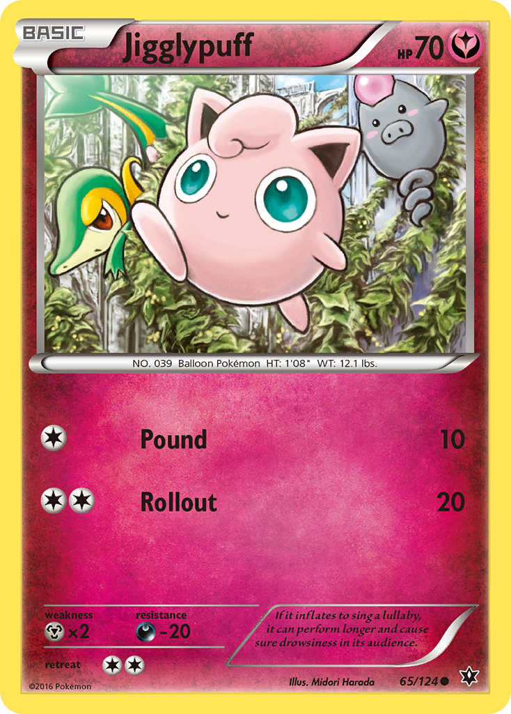 Jigglypuff (65/124) [XY: Fates Collide] | Nerdhalla Games