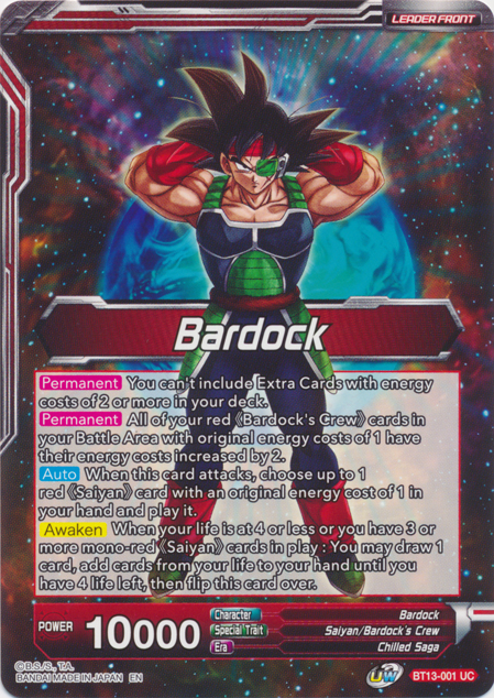 Bardock // SS Bardock, the Legend Awakened (BT13-001) [Supreme Rivalry Prerelease Promos] | Nerdhalla Games