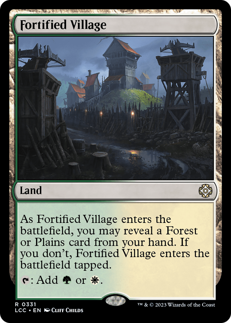 Fortified Village [The Lost Caverns of Ixalan Commander] | Nerdhalla Games