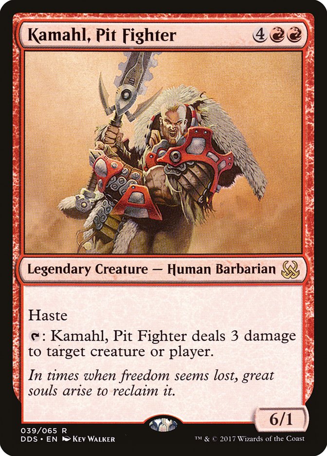 Kamahl, Pit Fighter [Duel Decks: Mind vs. Might] | Nerdhalla Games