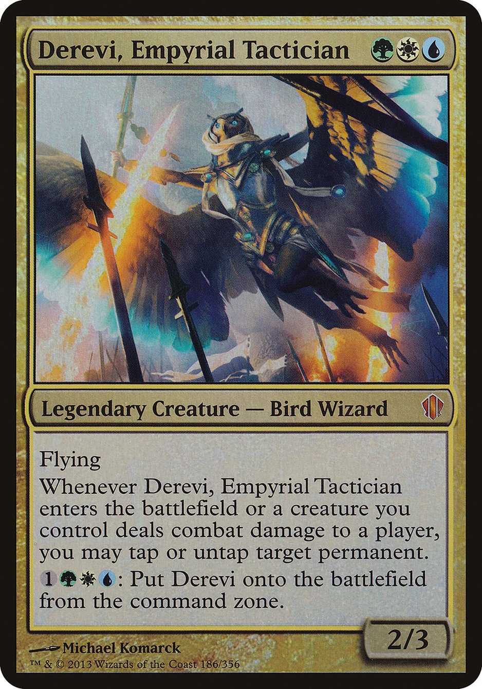 Derevi, Empyrial Tactician (Oversized) [Commander 2013 Oversized] | Nerdhalla Games