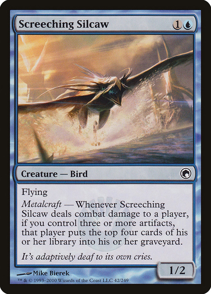 Screeching Silcaw [Scars of Mirrodin] | Nerdhalla Games