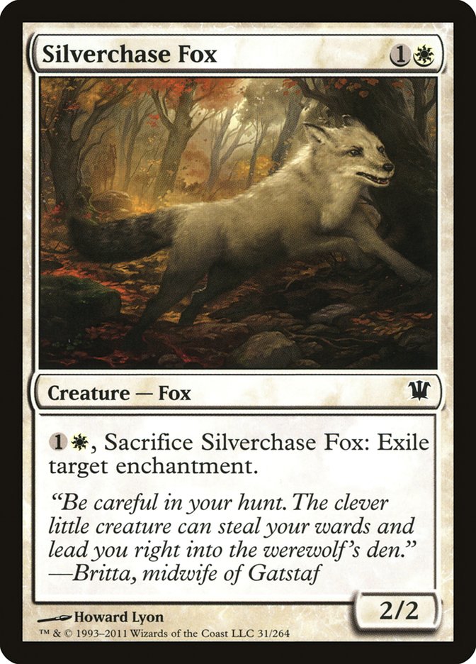 Silverchase Fox [Innistrad] | Nerdhalla Games