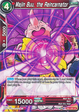 Majin Buu, the Reincarnator (DB1-005) [Dragon Brawl] | Nerdhalla Games