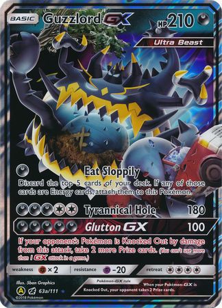 Guzzlord GX (63a/111) (Jumbo Card) [Sun & Moon: Crimson Invasion] | Nerdhalla Games