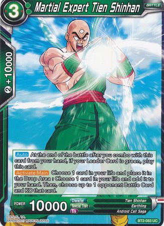 Martial Expert Tien Shinhan [BT2-083] | Nerdhalla Games