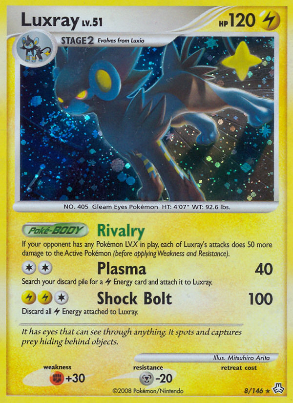 Luxray (8/146) [Diamond & Pearl: Legends Awakened] | Nerdhalla Games