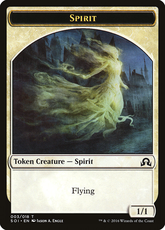 Spirit [Shadows over Innistrad Tokens] | Nerdhalla Games