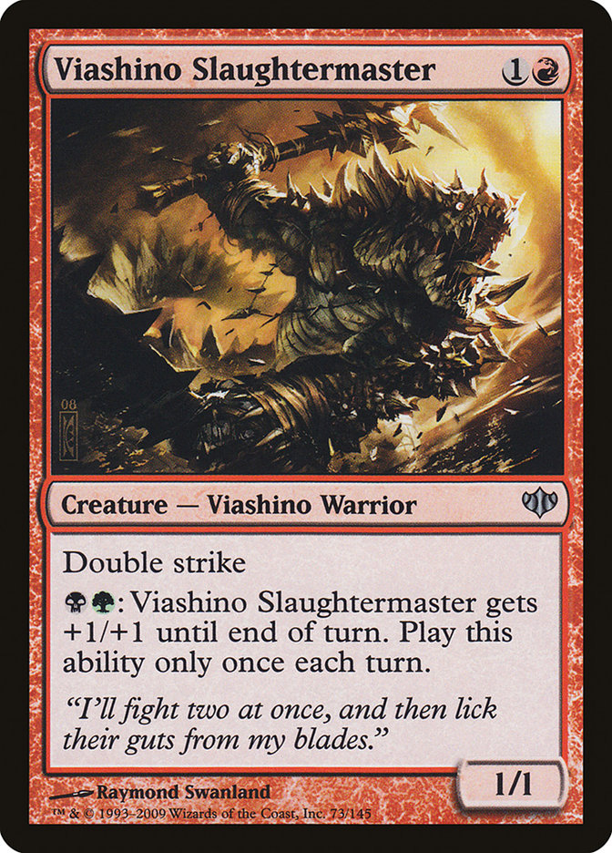 Viashino Slaughtermaster [Conflux] | Nerdhalla Games