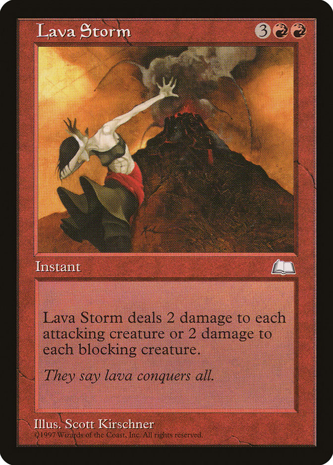 Lava Storm [Weatherlight] | Nerdhalla Games