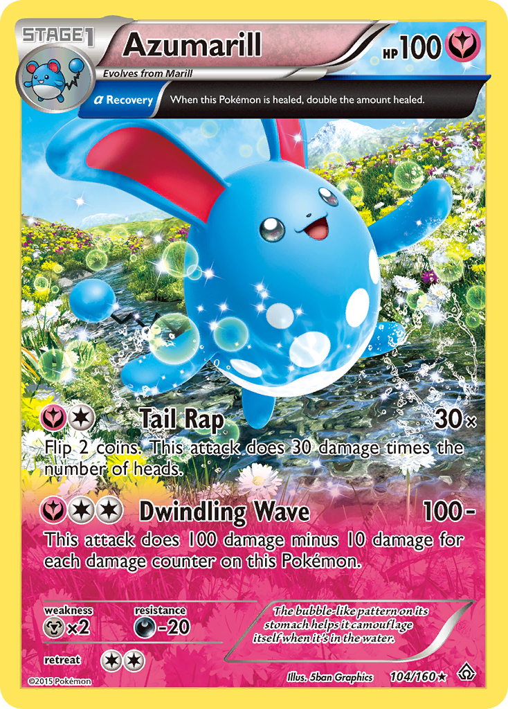 Azumarill (104/160) [XY: Primal Clash] | Nerdhalla Games