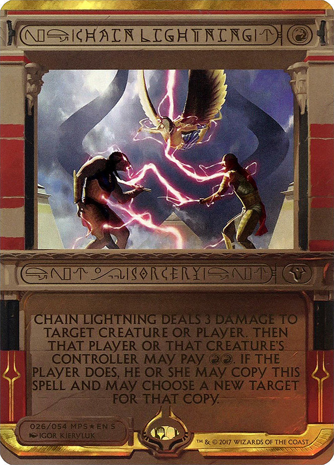 Chain Lightning (Invocation) [Amonkhet Invocations] | Nerdhalla Games