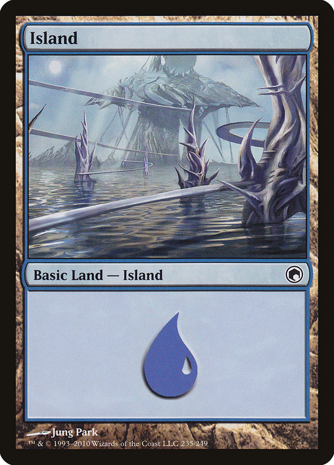 Island (235) [Scars of Mirrodin] | Nerdhalla Games