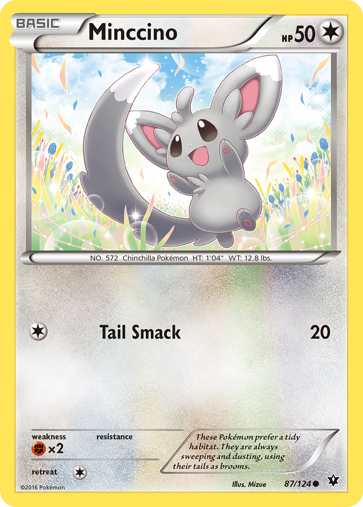 Minccino (87/124) [XY: Fates Collide] | Nerdhalla Games