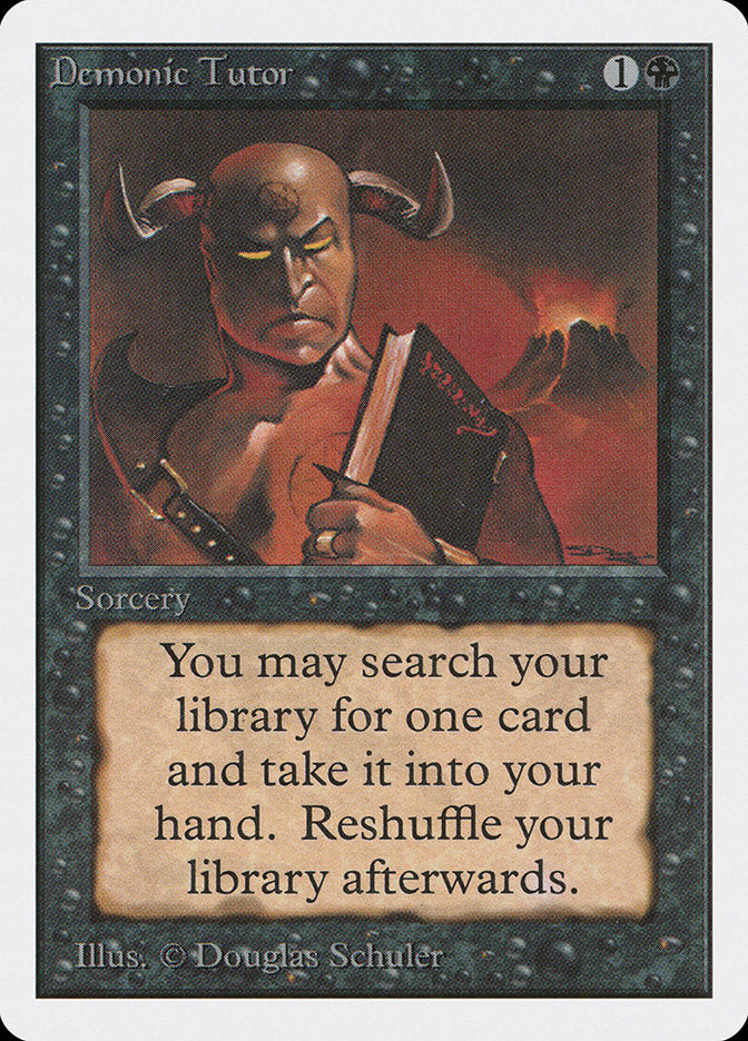 Demonic Tutor [Unlimited Edition] | Nerdhalla Games