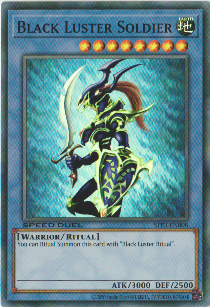 Black Luster Soldier [STP3-EN008] Super Rare | Nerdhalla Games