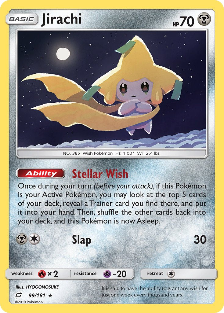 Jirachi (99/181) (Theme Deck Exclusive) [Sun & Moon: Team Up] | Nerdhalla Games