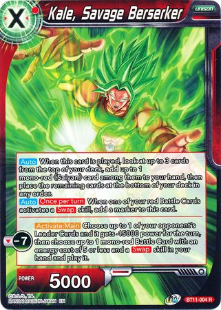 Kale, Savage Berserker [BT11-004] | Nerdhalla Games