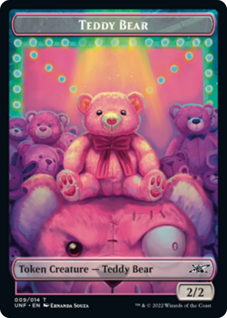 Teddy Bear // Treasure (013) Double-sided Token [Unfinity Tokens] | Nerdhalla Games