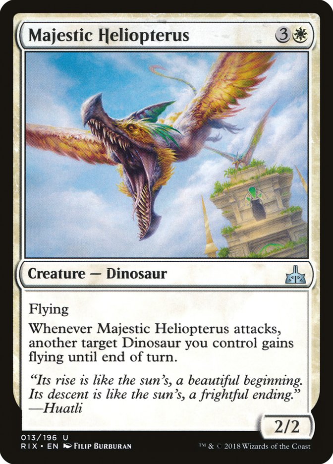 Majestic Heliopterus [Rivals of Ixalan] | Nerdhalla Games