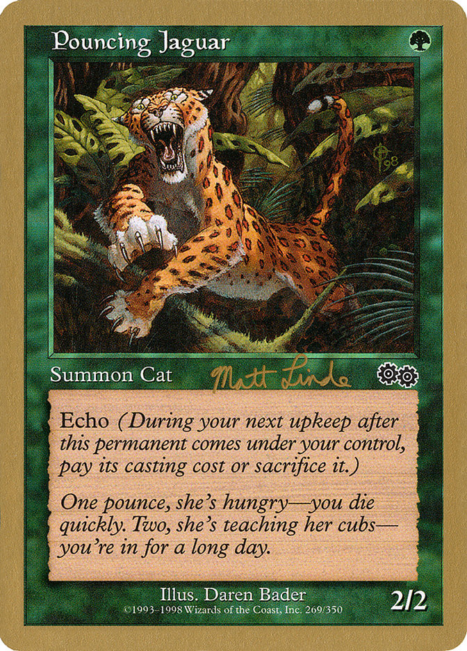 Pouncing Jaguar (Matt Linde) [World Championship Decks 1999] | Nerdhalla Games