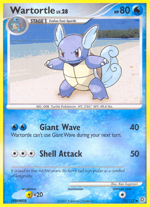 Wartortle (75/132) [Diamond & Pearl: Secret Wonders] | Nerdhalla Games