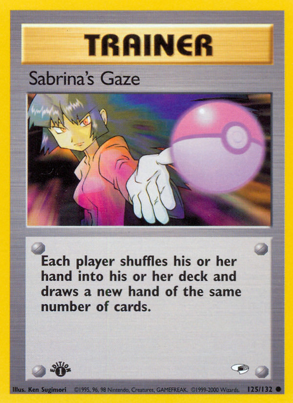 Sabrina's Gaze (125/132) [Gym Heroes 1st Edition] | Nerdhalla Games