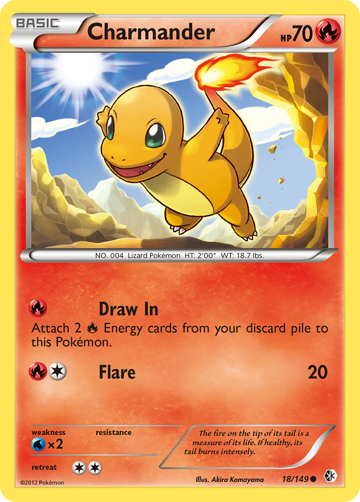 Charmander (18/149) [Black & White: Boundaries Crossed] | Nerdhalla Games