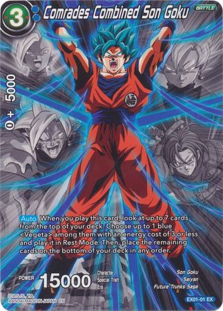 Comrades Combined Son Goku (Alternate Art) [EX01-01] | Nerdhalla Games