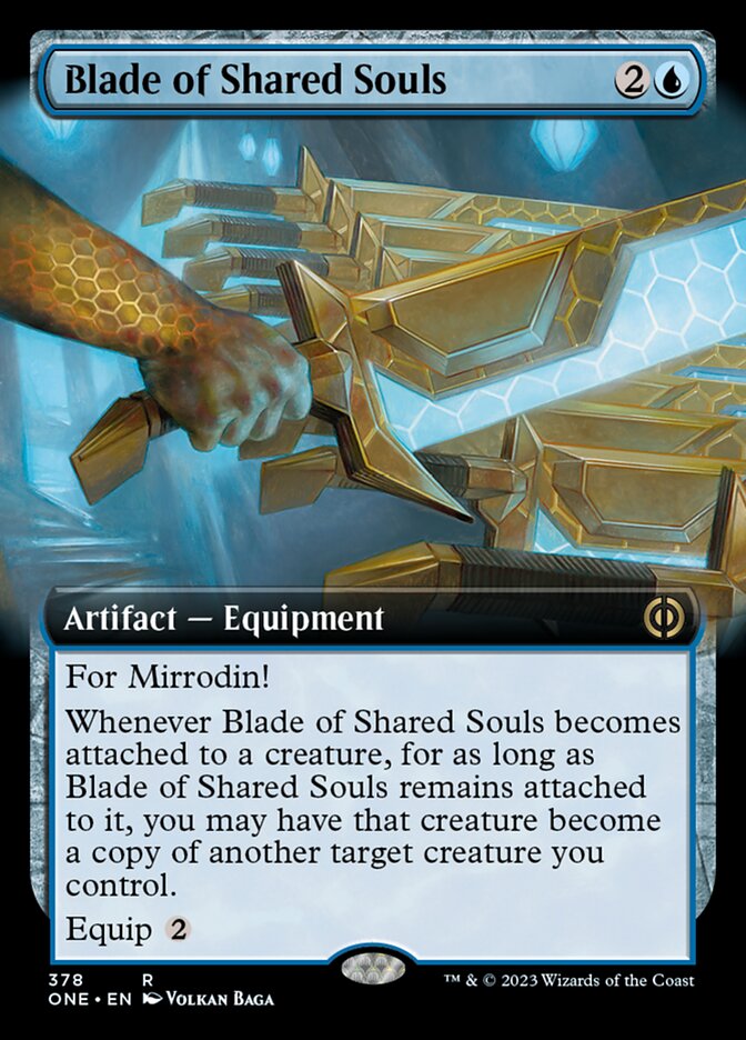 Blade of Shared Souls (Extended Art) [Phyrexia: All Will Be One] | Nerdhalla Games