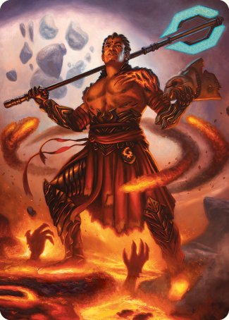 Koth, Fire of Resistance Art Card [Phyrexia: All Will Be One Art Series] | Nerdhalla Games