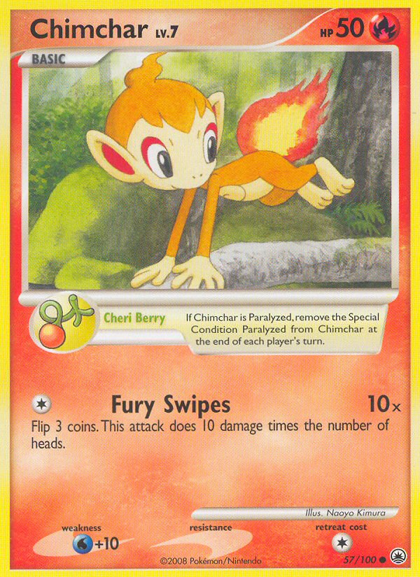 Chimchar (57/100) [Diamond & Pearl: Majestic Dawn] | Nerdhalla Games