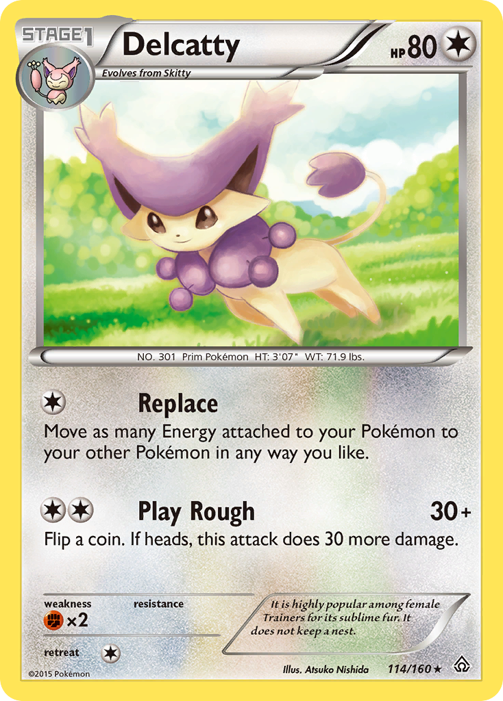 Delcatty (114/160) [XY: Primal Clash] | Nerdhalla Games