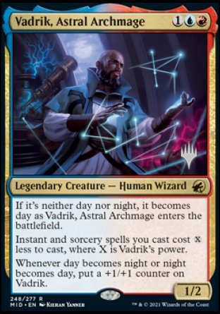 Vadrik, Astral Archmage (Promo Pack) [Innistrad: Midnight Hunt Promos] | Nerdhalla Games