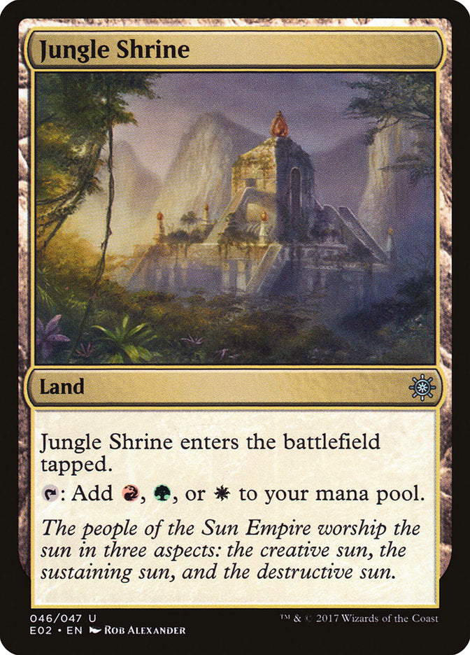 Jungle Shrine [Explorers of Ixalan] | Nerdhalla Games