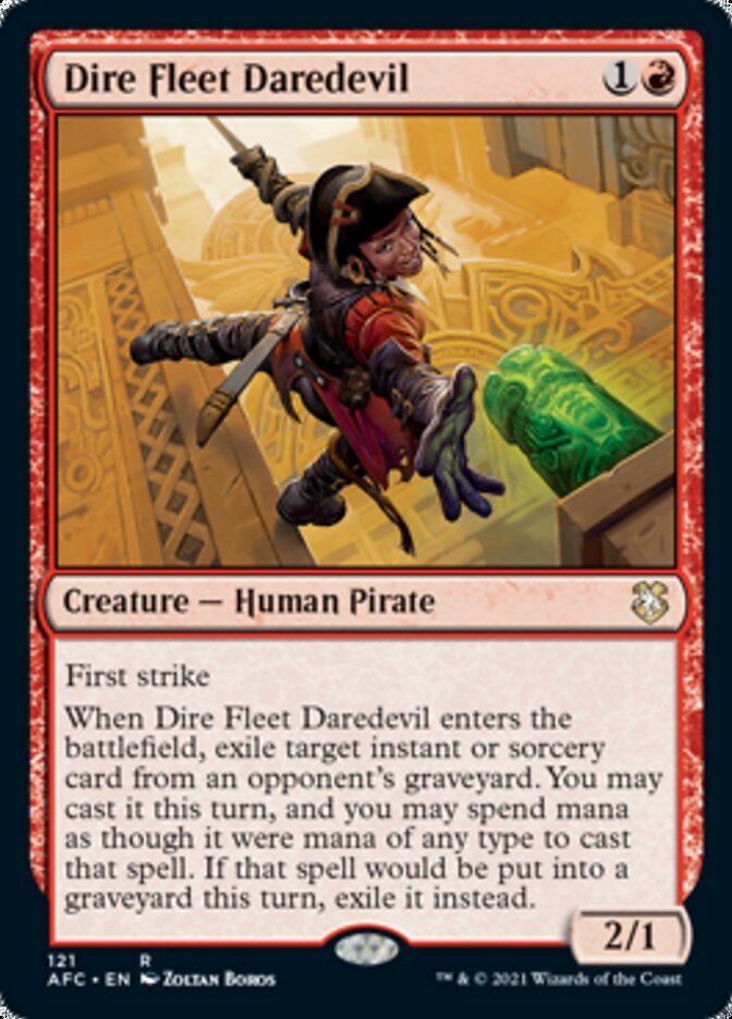 Dire Fleet Daredevil [Dungeons & Dragons: Adventures in the Forgotten Realms Commander] | Nerdhalla Games