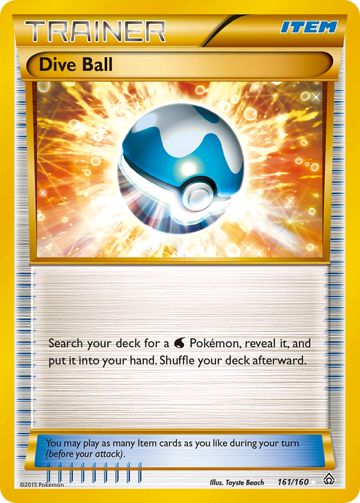 Dive Ball (161/160) [XY: Primal Clash] | Nerdhalla Games