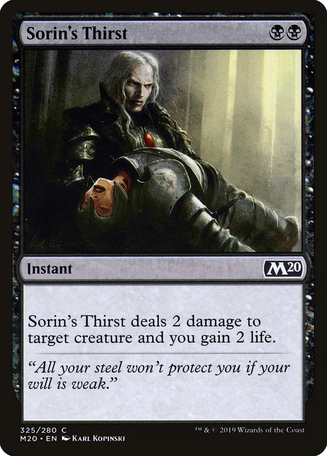 Sorin's Thirst [Core Set 2020] | Nerdhalla Games