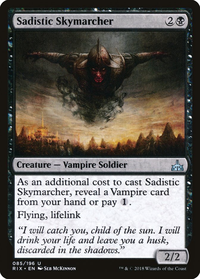 Sadistic Skymarcher [Rivals of Ixalan] | Nerdhalla Games