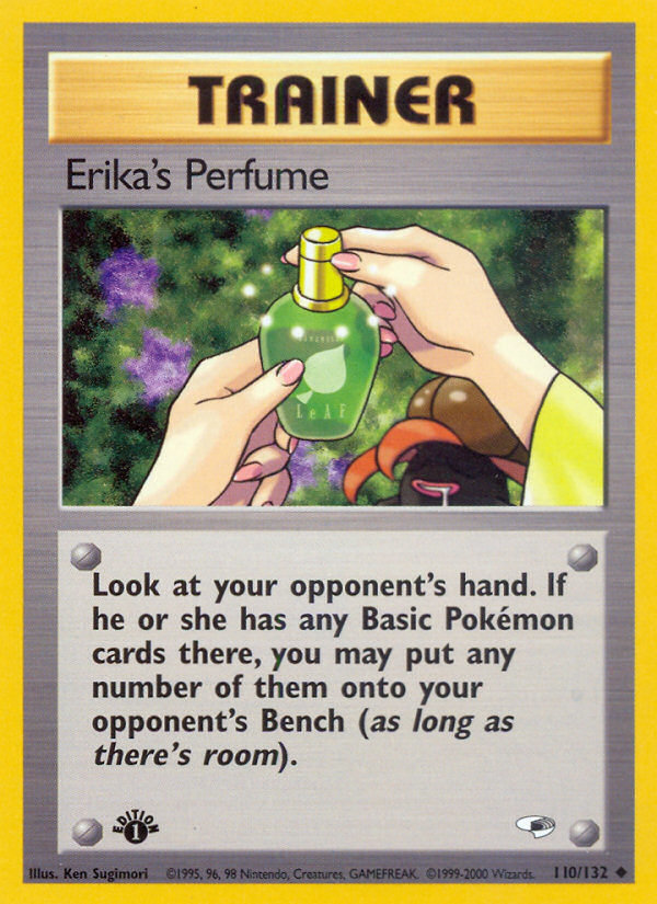 Erika's Perfume (110/132) [Gym Heroes 1st Edition] | Nerdhalla Games