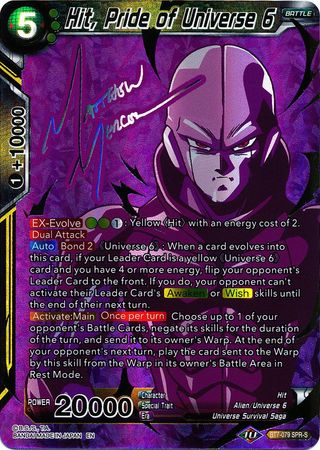 Hit, Pride of Universe 6 (SPR Signature) [BT7-079] | Nerdhalla Games