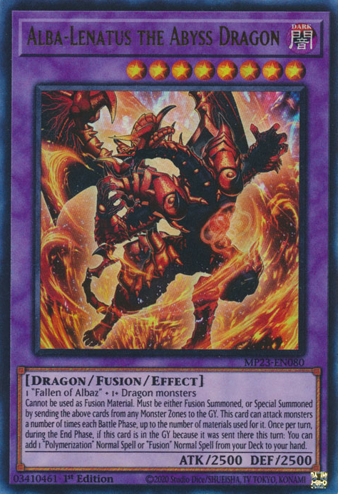 Alba-Lenatus the Abyss Dragon [MP23-EN080] Ultra Rare | Nerdhalla Games