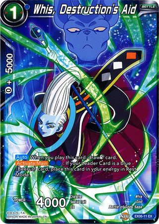 Whis, Destruction's Aid [EX06-11] | Nerdhalla Games