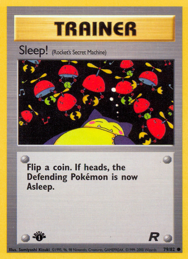 Sleep! (79/82) [Team Rocket 1st Edition] | Nerdhalla Games