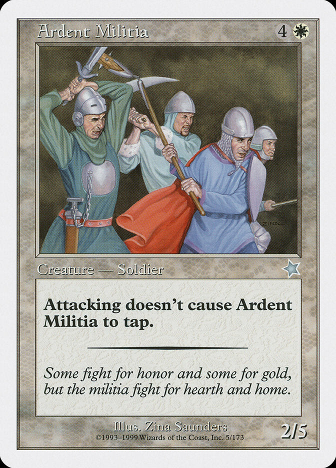 Ardent Militia [Starter 1999] | Nerdhalla Games