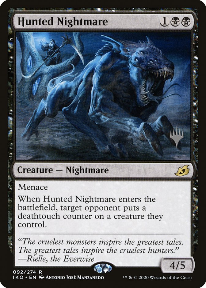 Hunted Nightmare (Promo Pack) [Ikoria: Lair of Behemoths Promos] | Nerdhalla Games