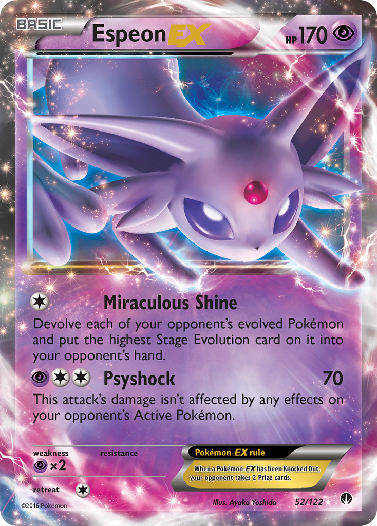 Espeon EX (52/122) [XY: BREAKpoint] | Nerdhalla Games