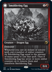 Smoldering Egg // Ashmouth Dragon [Innistrad: Double Feature] | Nerdhalla Games