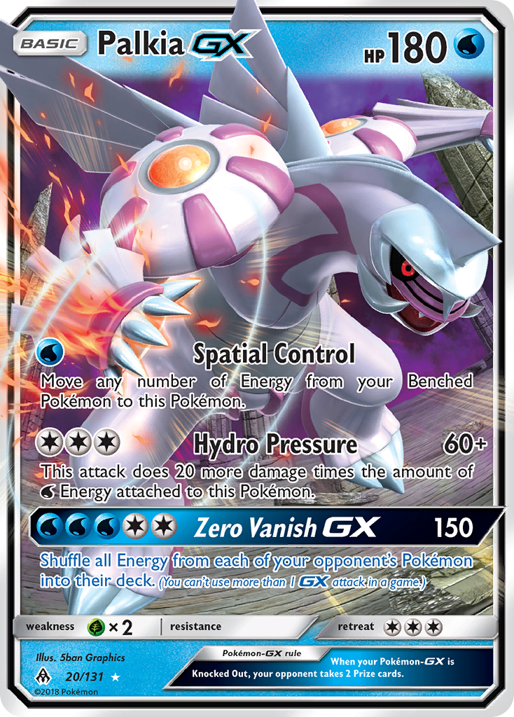 Palkia GX (20/131) [Sun & Moon: Forbidden Light] | Nerdhalla Games