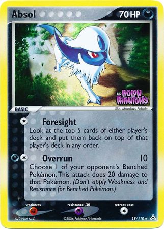 Absol (18/110) (Stamped) [EX: Holon Phantoms] | Nerdhalla Games